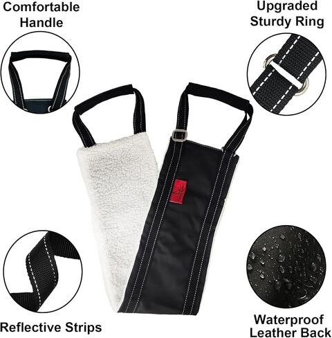Leather Dog Lift Harness for Small Dogs, Doggie Walking Sling, Dog Sling Belly Support Strap, Pet Assist Harness for Senior,Injured,Disabled Dogs After ACL Surgery S in Kuwait
