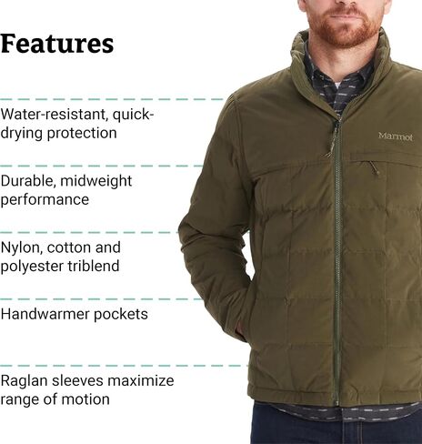 MARMOT Men's Burdell Down Jacket in Saudi Arabia