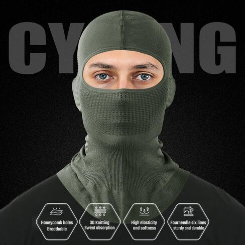 Ski Mask Full Face Cover for Men and Women, Balaclava Face Mask Breathable for Motorcycle Football Cycling Skiing in Saudi Arabia