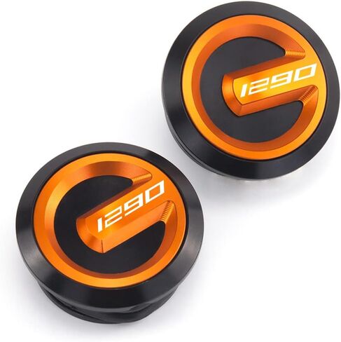 For KTM 1290 Super Adventure 2015-2022 1290 Super Duke R 2014-2022 Frame Hole Cover Caps Plug Decorative Frame Cap Motorcycle Accessories (Black) in Kuwait