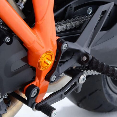 For KTM 1290 Super Adventure 2015-2022 1290 Super Duke R 2014-2022 Frame Hole Cover Caps Plug Decorative Frame Cap Motorcycle Accessories (Black) in Kuwait