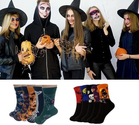 Women Cat Dog Socks Girls Animal Sox Fun Funny Kitty Doggie Ankle Sock Adult Ladies Gift 5 Pairs in Kuwait