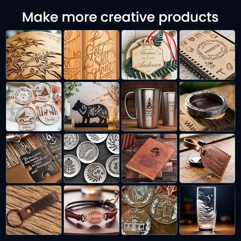 آلة النقش بالليزر B1 الأطول، آلة النقش بالليزر بقدرة 24 وات بمساعدة الهواء، آلة النقش بالليزر بدقة 120 وات DIY، آلة CNC للخشب والمعادن والأكريليك والجلود، إلخ. in Kuwait