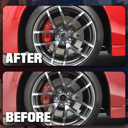 83MM 3.25 Inch Wheel Center Caps Rim Wheel Center Hub Caps, Pack of 4 Gloss Black with American Flag in Kuwait