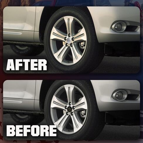 83MM 3.25 Inch Wheel Center Caps Rim Wheel Center Hub Caps, Pack of 4 Gloss Black with American Flag in Kuwait