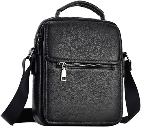 حقيبة كتف جلدية للرجال من Leathario حقيبة كتف جلدية صغيرة للعمل والعمل والسفر in Kuwait