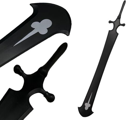 Fantasy Medieval Asta's Foam Clover Grimoire Sword Replica for Halloween and Xmas - Two Hand Sword - 57 inch in Kuwait