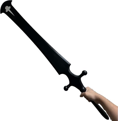 Fantasy Medieval Asta's Foam Clover Grimoire Sword Replica for Halloween and Xmas - Two Hand Sword - 57 inch in Kuwait