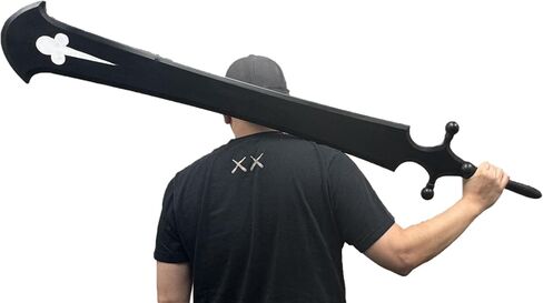 Fantasy Medieval Asta's Foam Clover Grimoire Sword Replica for Halloween and Xmas - Two Hand Sword - 57 inch in Kuwait