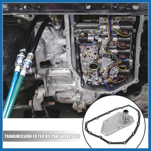 31726-6A00A 31728-3JX0A 31728-3JX0B 31728-3JX0C Car Transmission Filter Oil Pan Gasket Set for Nissan Sentra 2013-2018 Item Replacement in Saudi Arabia