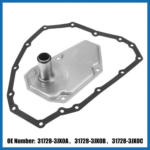 31726-6A00A 31728-3JX0A 31728-3JX0B 31728-3JX0C Car Transmission Filter Oil Pan Gasket Set for Nissan Sentra 2013-2018 Item Replacement in Saudi Arabia
