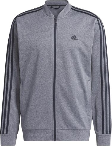 adidas Men's Tall Size 3-Stripes Tricot Full-Zip Jacket in Saudi Arabia
