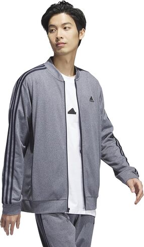 adidas Men's Tall Size 3-Stripes Tricot Full-Zip Jacket in Saudi Arabia
