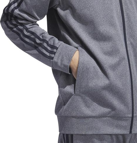 adidas Men's Tall Size 3-Stripes Tricot Full-Zip Jacket in Saudi Arabia