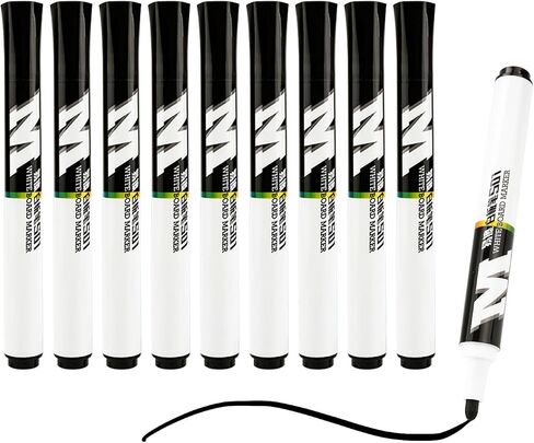 M&G Dry Erase Markers Fine Tip Whiteboard Markers- 20 Pack Low Odor Large Capacity Markers, Ideal for Classroom School Office Home Use on Whiteboard Plastic Glass Metal (14 Black+4 Blue+2 Red) in Saudi Arabia
