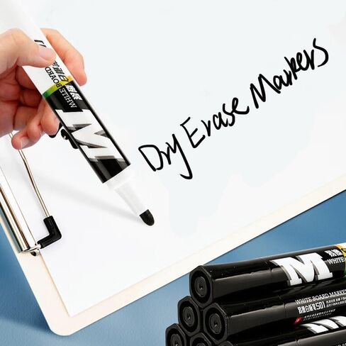M&G Dry Erase Markers Fine Tip Whiteboard Markers- 20 Pack Low Odor Large Capacity Markers, Ideal for Classroom School Office Home Use on Whiteboard Plastic Glass Metal (14 Black+4 Blue+2 Red) in Saudi Arabia