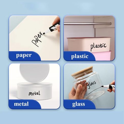 M&G Dry Erase Markers Fine Tip Whiteboard Markers- 20 Pack Low Odor Large Capacity Markers, Ideal for Classroom School Office Home Use on Whiteboard Plastic Glass Metal (14 Black+4 Blue+2 Red) in Saudi Arabia