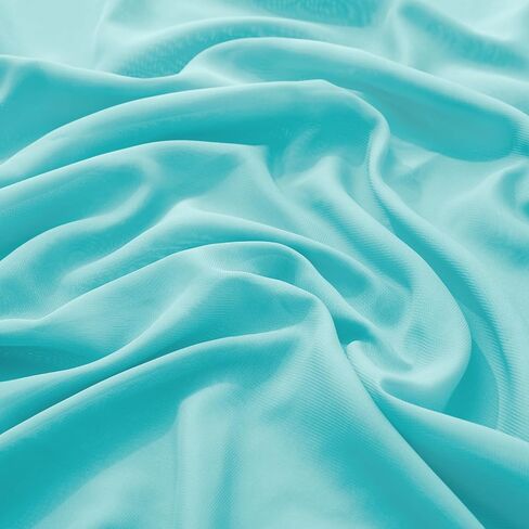 VACVELT White Chiffon Fabric by The Yard, 60 Inch Wide Chiffon Sheer Fabric Bolt Wedding Draping Fabric, Soft Chiffon Fabric for Wedding Arch Draping Backdrop, Party Decoration (Pre-Cut, 1 Yard) in Saudi Arabia