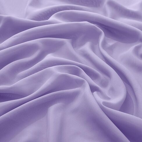 VACVELT White Chiffon Fabric by The Yard, 60 Inch Wide Chiffon Sheer Fabric Bolt Wedding Draping Fabric, Soft Chiffon Fabric for Wedding Arch Draping Backdrop, Party Decoration (Pre-Cut, 1 Yard) in Saudi Arabia