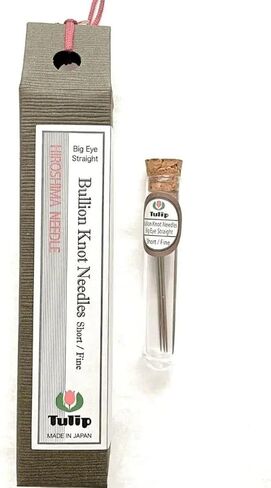 Tulip Bullion Knot Needles Big Eye Straight Short-Fine THN-109e in Saudi Arabia