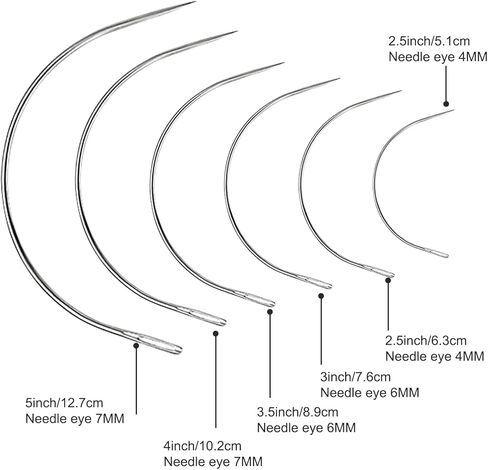 إبر منحنية، إبر منحنية، إبر رفيعة، منحنية، إبر تنجيد، إبر سرج، إبر باروكة C منحنية، إبرة سرج جلدية مستديرة، إبرة خياطة منحنية، إبرة خياطة جلدية in Kuwait