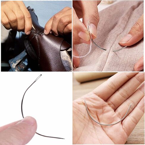 إبر منحنية، إبر منحنية، إبر رفيعة، منحنية، إبر تنجيد، إبر سرج، إبر باروكة C منحنية، إبرة سرج جلدية مستديرة، إبرة خياطة منحنية، إبرة خياطة جلدية in Kuwait