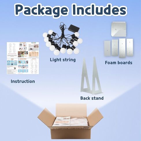 رسائل imprsv Marquee زينة عيد الميلاد الفضية: حروف مضيئة كبيرة بطول 4 أقدام لديكور الحفلات ودش الطفل حرف كبير من الورق المقوى الرغوي O in Kuwait