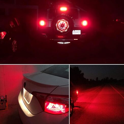 7443 لمبات LED، 1200 لومن، زينون أبيض، 5630 شريحة، 12 فولت - 24 فولت تيار مستمر، 4.5 وات/لمبة، 24 قطعة، 360 زاوية شعاع، عمر 30,000+ ساعة، سهلة التركيب in Kuwait