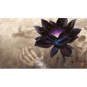 Black Lotus Custom Board Game MTG Playmat/ Mouse Pad for Magic The Gathering - Durable Rubber 14" x 24"