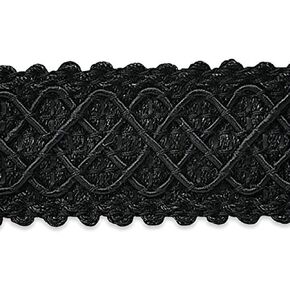 Expo International Jolie Lattice Braid Trim Embellishment, 20-Yard, Black