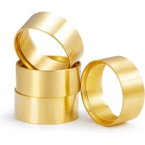 SWX 1.0" Brass Internal Beadlock Ring Clamp Wheel Rings Weights Wheel Rim Hubs for for 1/24 RC Crawler Axial SCX24 Upgrade Parts