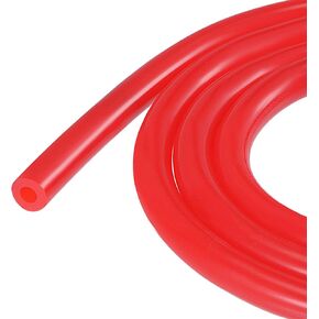MECCANIXITY Vacuum Silicone Tubing Hose 3/16" ID 1/8" Wall Thick 5ft Red High Temperature for Engine