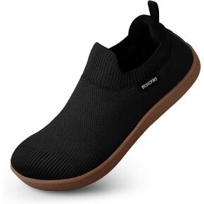 Men's Barefoot Shoes Minimalist Slip on Cross-Trainer Shoes Wide Toe Walking Shoes Zero Drop Sole Trail Running Sneakers Gym Workout Casual