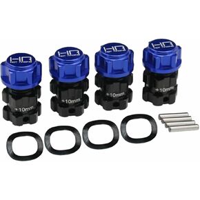 Hot Racing ERVT10W Aluminum +10mm Splined 17mm Hubs Hex E-Revo 2.0