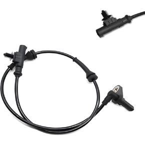 1 PC Car Wheel Speed Sensor, Replacement OEM #3630050U2010 Left Rear Wheel Accessories, Flange Installation ABS Anti-Lock Brake Wheel Speed Sensor, Compatible with Heyue Cars (Black)