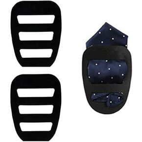 3 Pack Pocket Squares Holders, Accessories for Men Square Scarf Silk Handkerchief Keeper Fixed Clip Suit Accessories