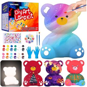 Paint Your Own Cat Lamp Kit,Art Supplies Arts and Crafts for Kids Ages 8-12,Crafts for Girls 8-12,Night Light Kids Crafts Ages 4-8, Birthday Easter Valentines Gifts For Kids(Cat)