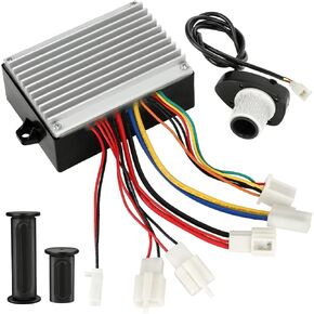 36V Controller and Throttle Compatible with Razor MX500 MX650 Dirt Bike, Control Module and Twist Throttle Handlebar Grips Replacement for Razor SX500 Electric Dirt Rocket Quad EcoSmart Parts