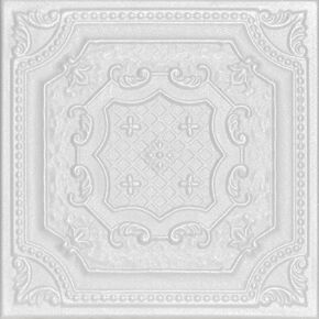 A La Maison Ceilings R126 Bijou and Bee Bee Foam Glue-up Ceiling Tile (256 sq. ft./Case), Pack of 96, Plain White