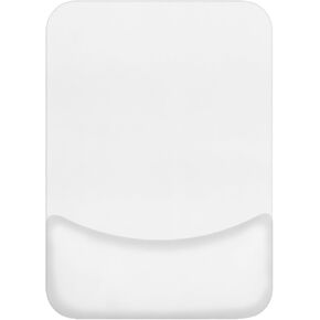 Ergonomic Mouse Pad with Gel Wrist Support, Comfortable Mousepad with Wrist Rest Leather Surface Pain Relief Mousepad for Computer Laptop(White-W)