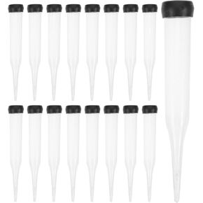 EXCEART 50pcs Flower Storage Tube Floral Arrangement Supplies Flower Water Vials Individual Flower Water Tubes Flower Vials Flower Cups Clear Floral Tubes Rose Pointy Stem Toddler Plastic