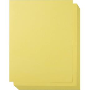 Sustainable Greetings Yellow Colored Offset Cardstock Paper, Laser Printer Compatible (8.5 x 11 in, 50 Pack)
