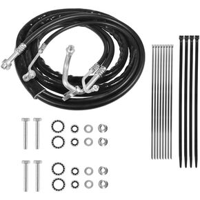 مجموعة خط التيار المتردد الخلفي AT34653 متوافقة مع 2007-2017 Chevy Traverse، GMC Acadia، Buick Enclave، Saturn Outlook Rear Auxiliary AC Kit استبدال خرطوم تكييف الهواء in Kuwait