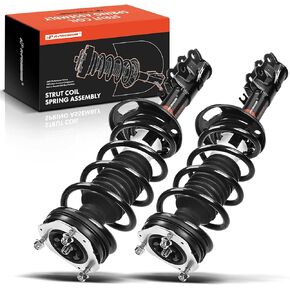 A-Premium Front Pair (2) Complete Strut & Coil Spring Assembly Compatible with Ford Fiesta 2011 2012 2013, Driver and Passenger Side