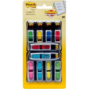Post-it Arrow Flags Value Pack, .47-inch x 1.7-inch, Assorted Colors, 252 Flags (684-VAD2)