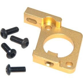 Motor Mount Adjustment Block Compatible with JLB Racing Cheetah 1/10 Parts Brushless RC Car Accessories Aluminum Alloy Upgrade Replace EA1052(Gold)