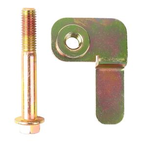 Front Track Bar Bolt and Flag Nut Retainer, Compatible with Jeep Wrangler TJ 97-06 Jeep Cherokee XJ 84-01 Jeep Grand Cherokee ZJ 93-98 Replaces 6504449