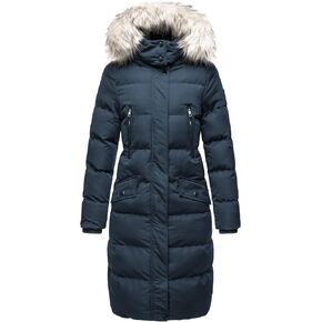 NUTEXROL Women's Winter Quilted Down Hooded Parka Jackets Thickened Warm Puffer Coat