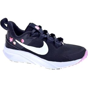 Nike Star Runner 4 NN SE Little Kids' Shoes (FJ8079-001, Black/Pink Rise/Picante Red/White)