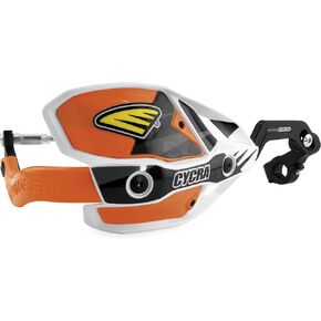 Cycra Ultra Probend CRM Wrap Around Handguards - White/Orange 1CYC740822X